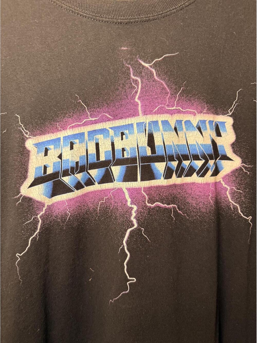 Bad Bunny X100PRE Tour Black Long Sleeve Concert T-Shirt Size Large